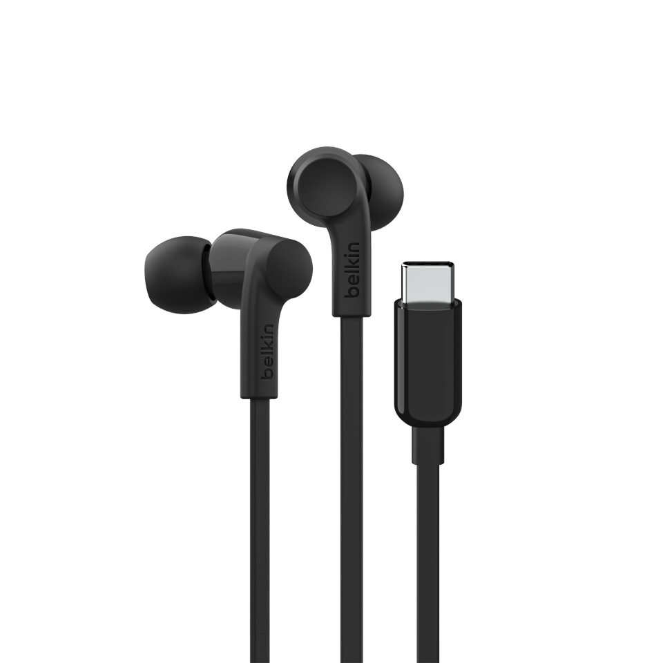 Belkin kõrvaklapid Rockstar In Ear Kopfhörer Kabel, USB-C, schw.G3H0002hqBKV2