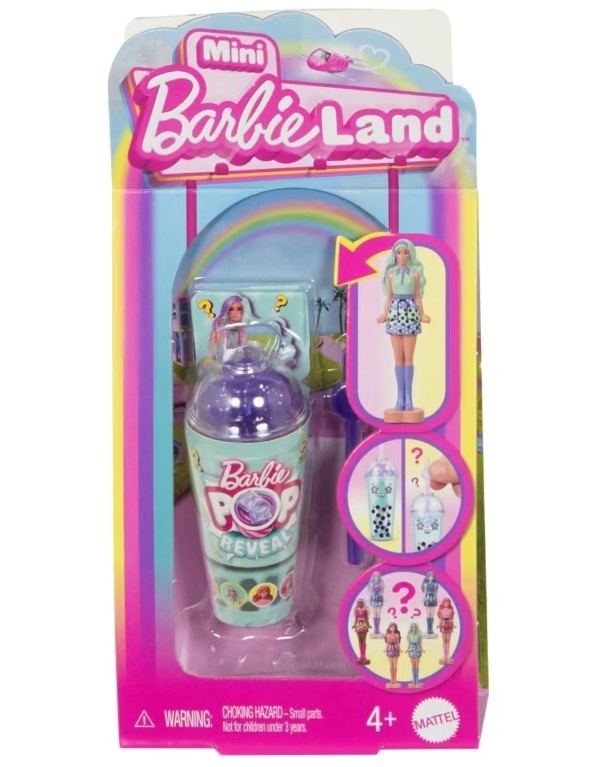Mattel mängunukk Mini Barbie Mini BarbieLand Pop Reveal mix