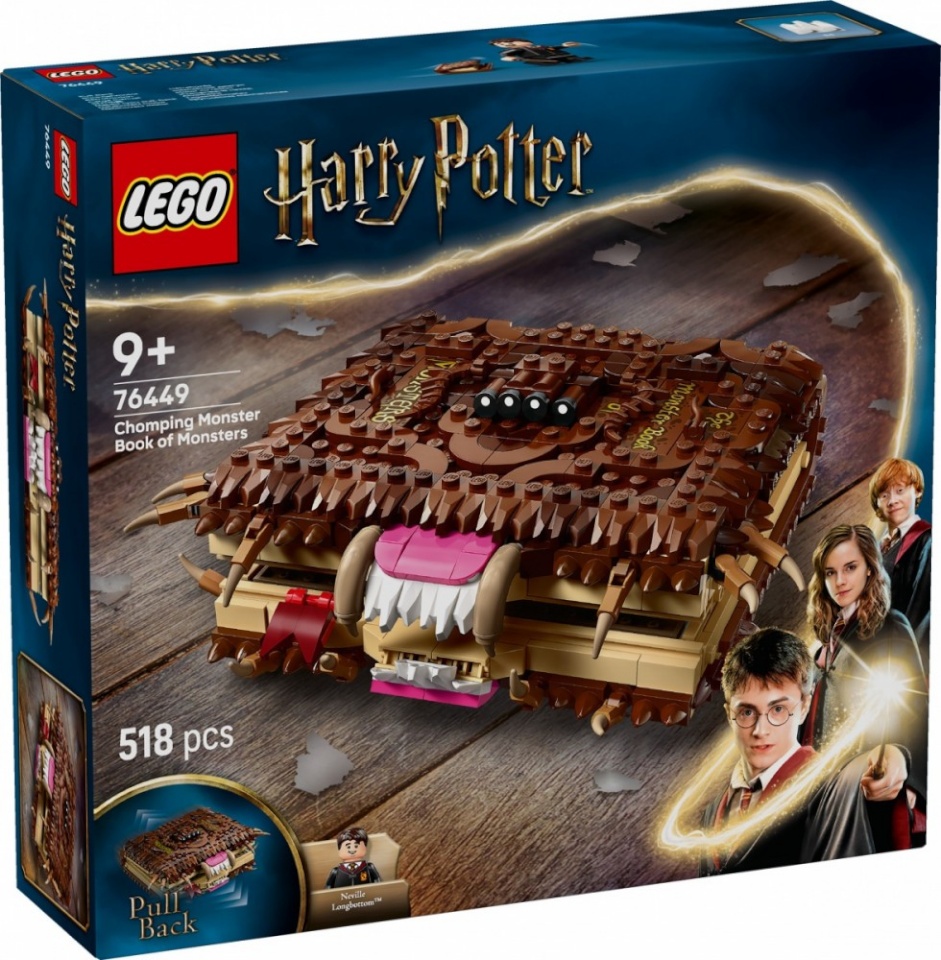 LEGO klotsid 76449 Harry Potter Beißendes Monsterbuch der Monster