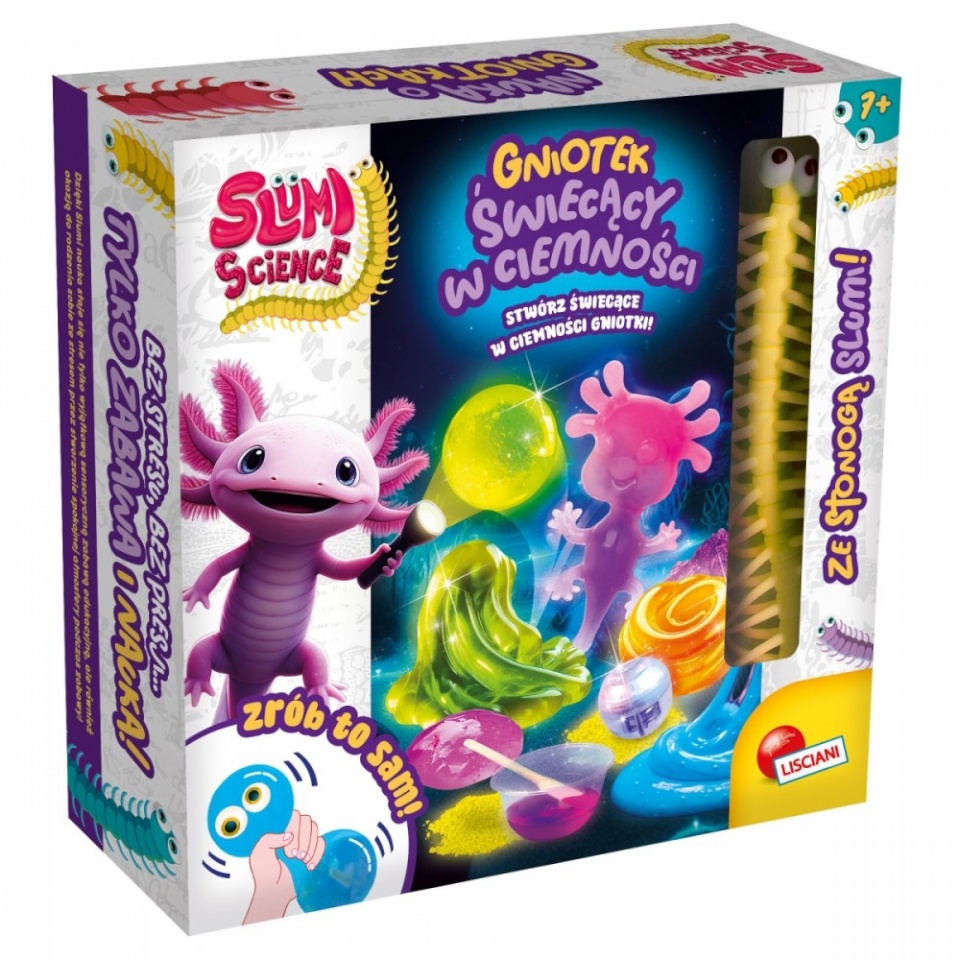 Lisciani Set Slumi Science - Glowing stress ball in