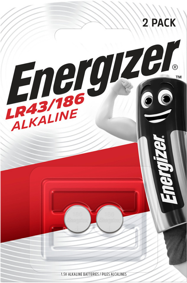 Energizer patarei Energizer Alkaline LR43/186 BP2