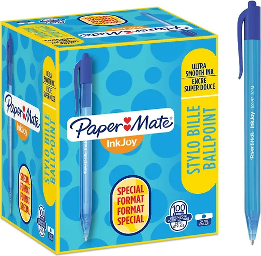 Paper Mate pastapliiats Inkjoy 100 sinine, 100tk