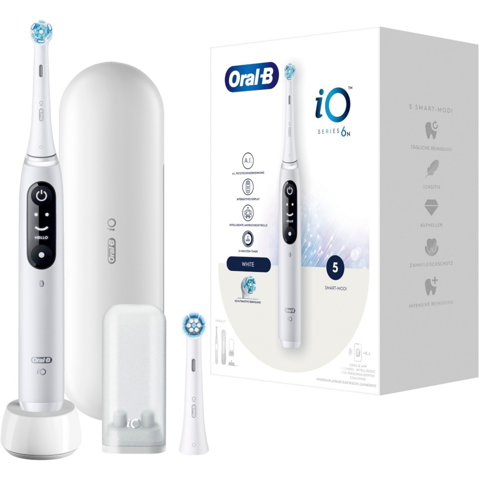 Braun elektriline hambahari Oral-B iO Series 6, valge