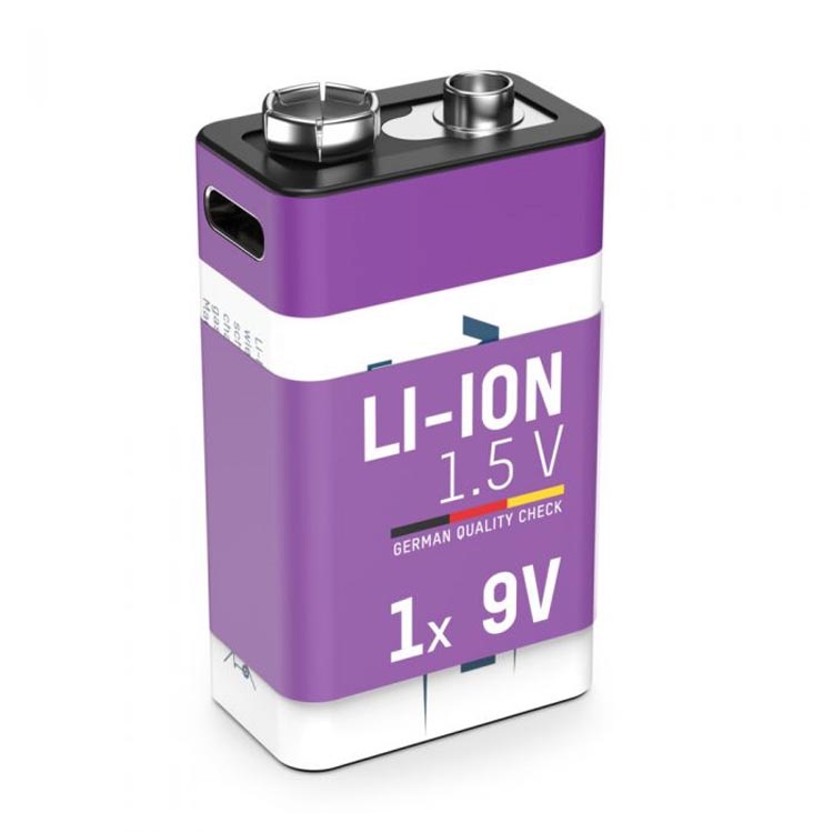 Ansmann li-ion aku E-Block 400 9V Li-ion USB-C 340mAh, 1tk