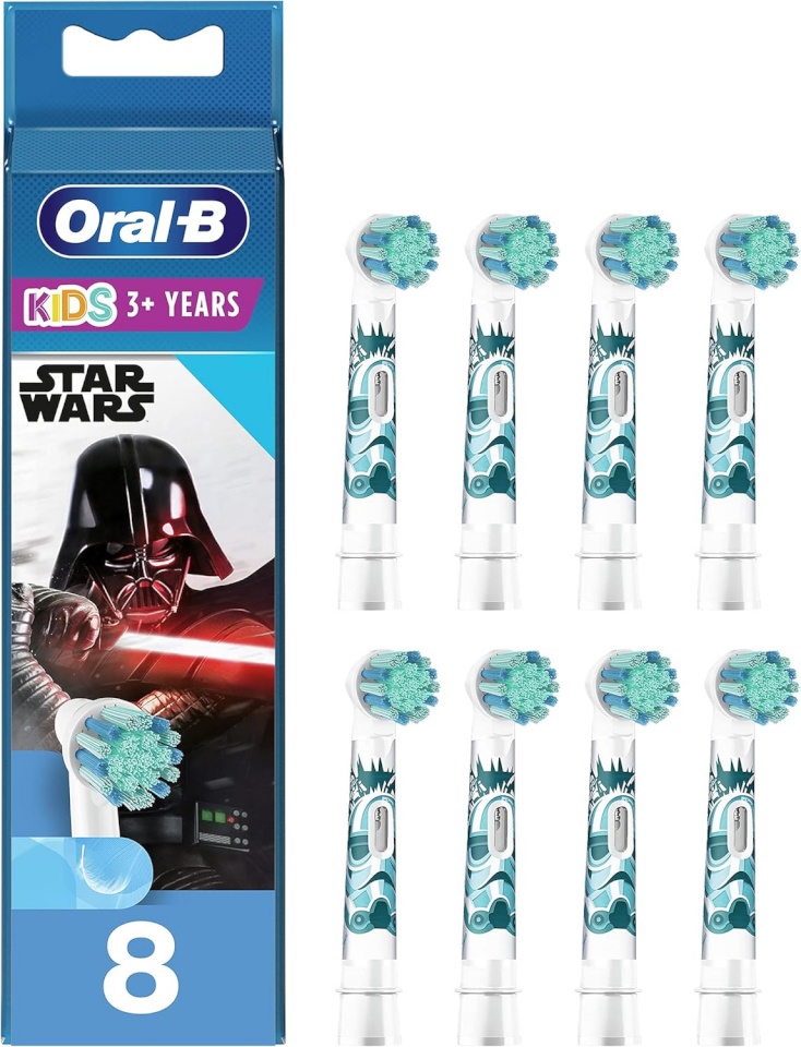 Braun lisaharjad Oral-B Kids Star Wars Replaceable Toothbrush Heads, 8tk
