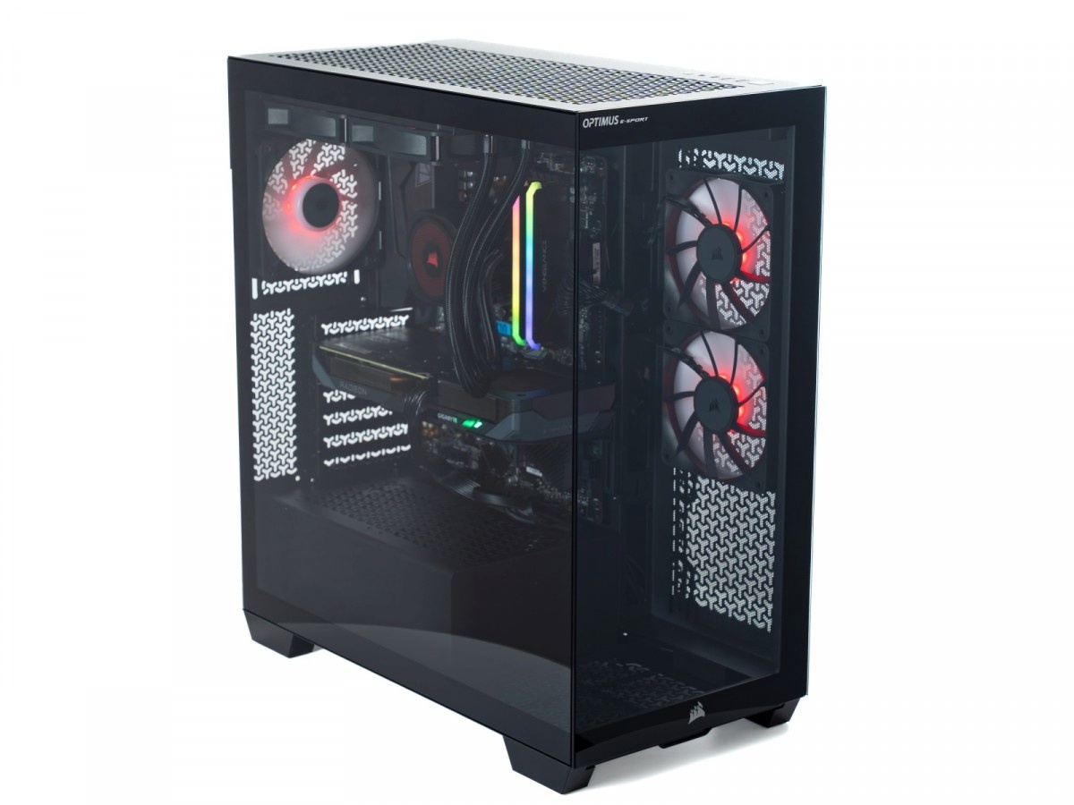 Optimus Computer E-Sport GB550T-CR12 R7-5800X 16GB 1TB RTX 5060 OC 8GB W11