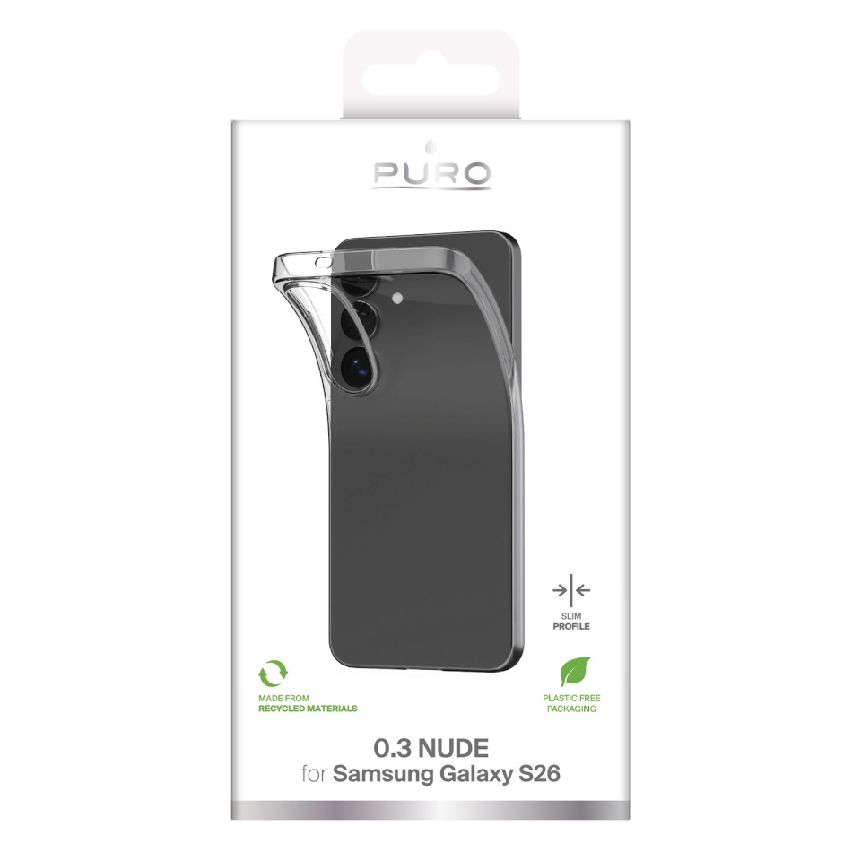 Puro kaitsekest Samsung Galaxy S26 TPU Ultra-Slim Transparent