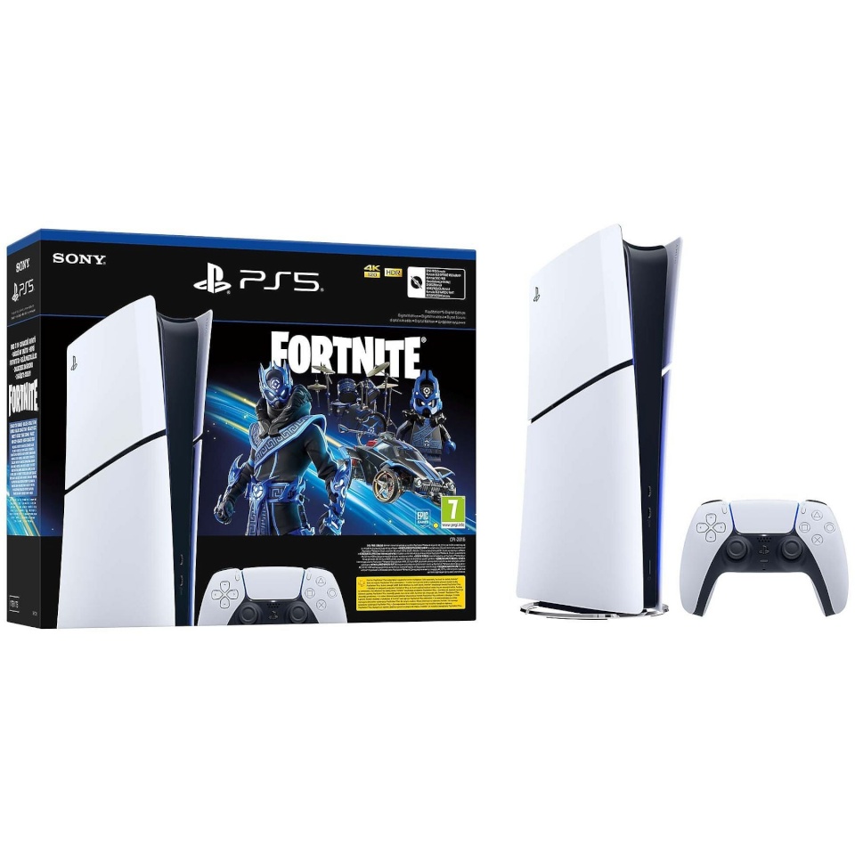 Sony mängukonsool Playstation 5 Slim Digital Edition + Fortnite Cobalt Star Bundle