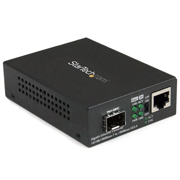 StarTech Unmanaged Gigabit Fiber Media Converter - Open SFP low cost