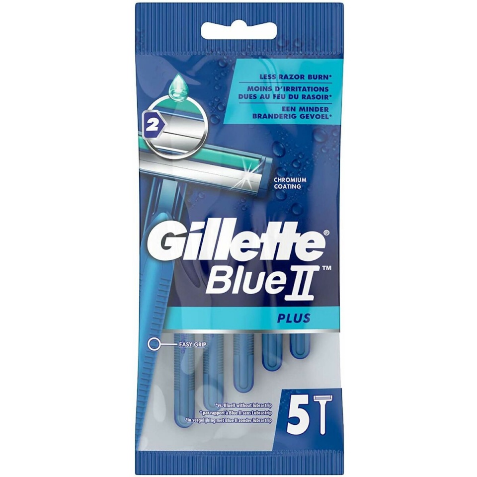 Gillette žiletiterad Blue Ii Plus 5tk