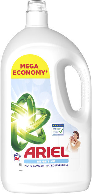 Ariel pesugeel Sensitive, 3,87L