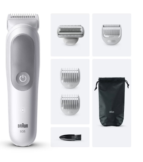 Braun keharaseerija BG5550 Body Gentle Trim & Smooth Shaver, hall