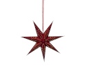 Lumineo dekoratiivne valgustäht 489433 LED Decorative Star with Light, 58cm, punane