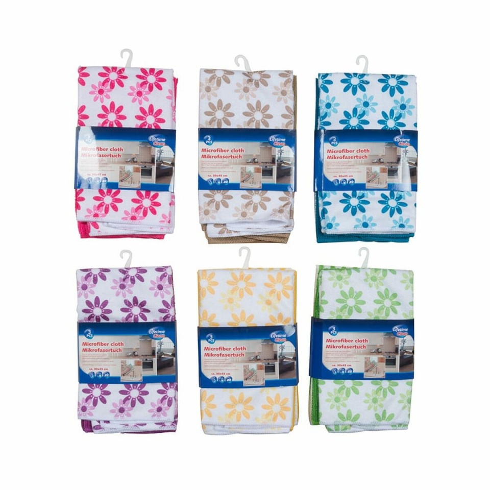 Lifetime mikrofiibrist puhastuslapp Mitmevärviline 30 x 45cm