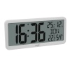 TFA 60.4525.02 valge Digitale Funkuhr mit Raumklima
