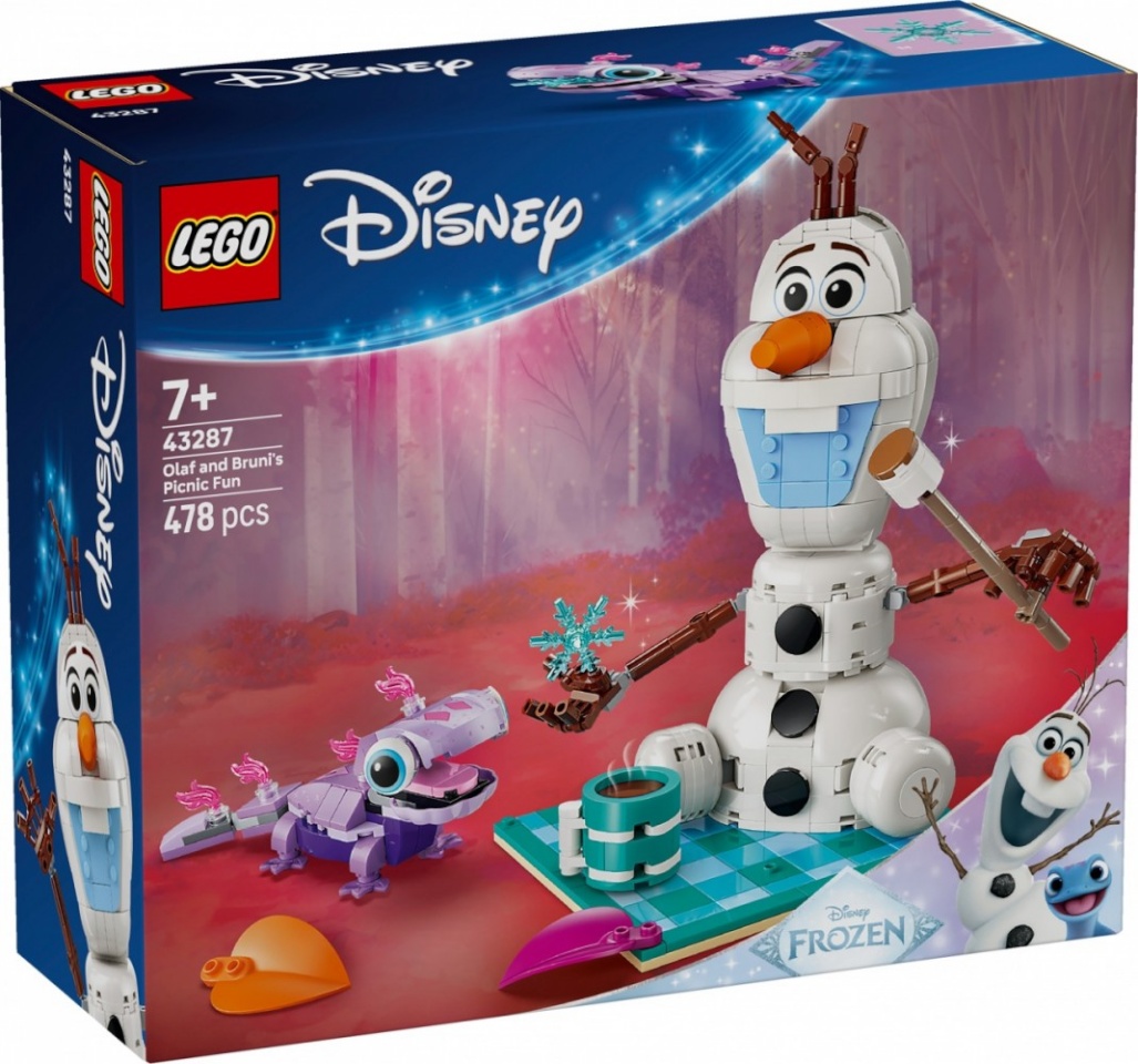 LEGO klotsid 43287 Disney Princess Picknickspaß mit Olaf und Bruni