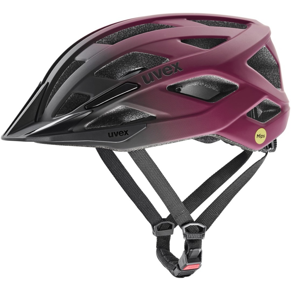 Uvex kiiver Bicycle I-vo 2 MIPS 56–60 cm, cranberry/must matt