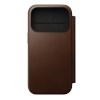 Nomad kaitsekest Modern Leather Folio iPhone 17 Pro pruun
