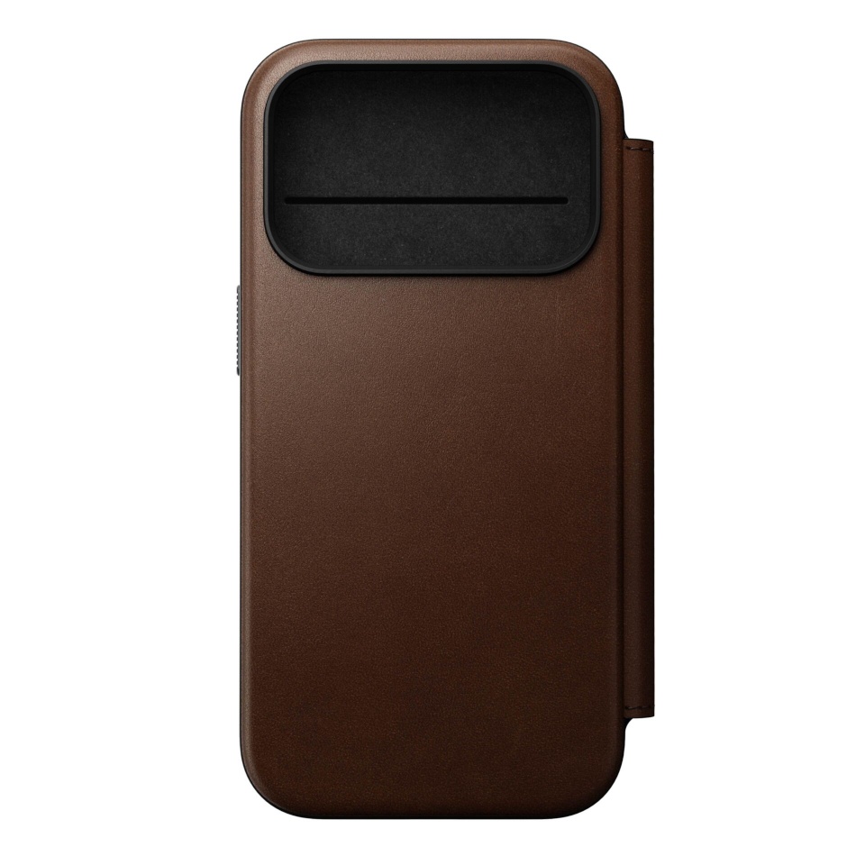 Nomad kaitsekest Modern Leather Folio iPhone 17 Pro pruun