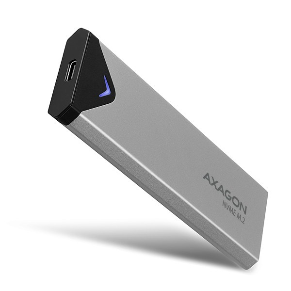 AXAGON kettaboks Box EEM2-UG2 USB-C 3.2 Gen 2 - M.2 NVMe SSD 42-80mm