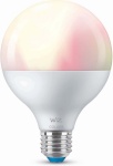 WiZ lambipirn globe, E27, RGBW kõik värvid ja valge, Wi-Fi, 1055 lm