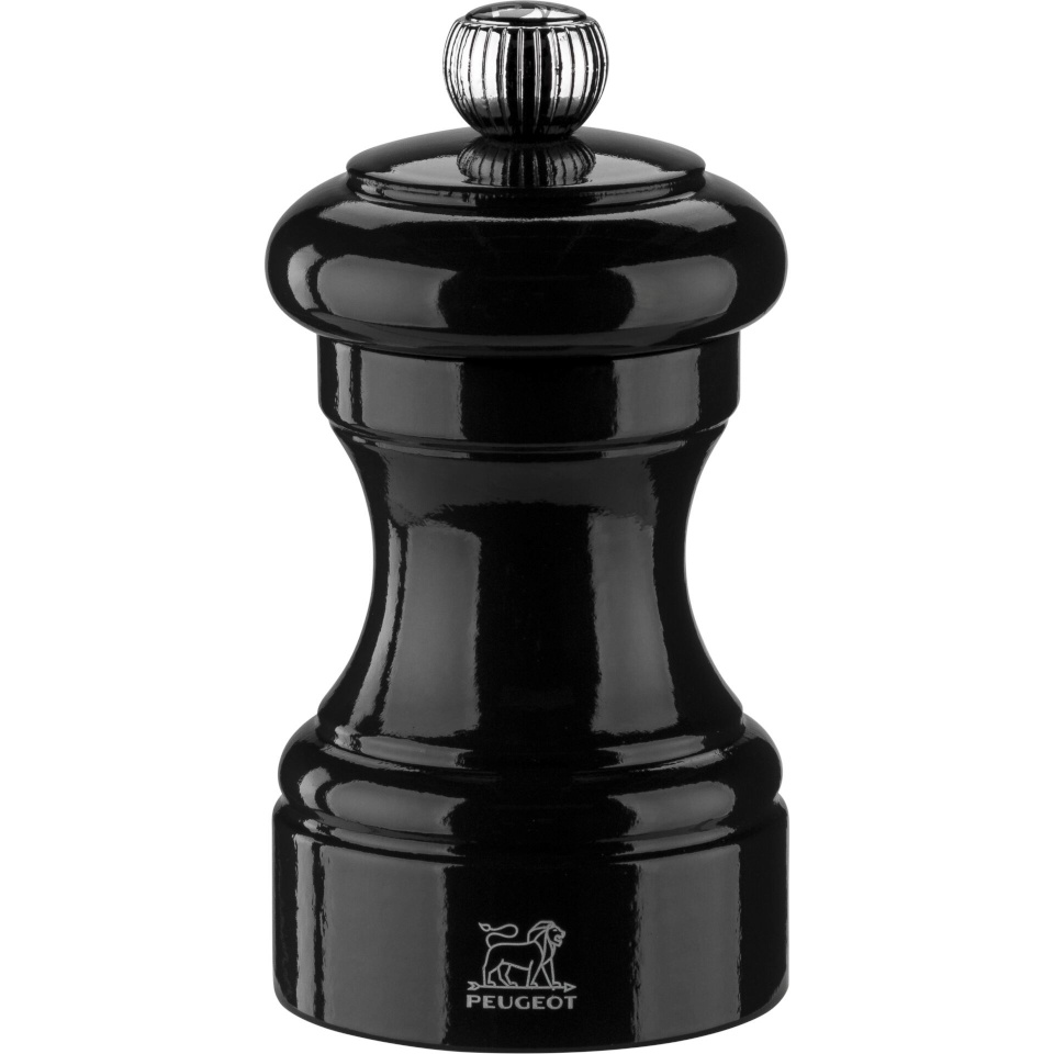 Peugeot pipraveski Bistro Pepper Mill, Lacquered Wood, 10cm, must