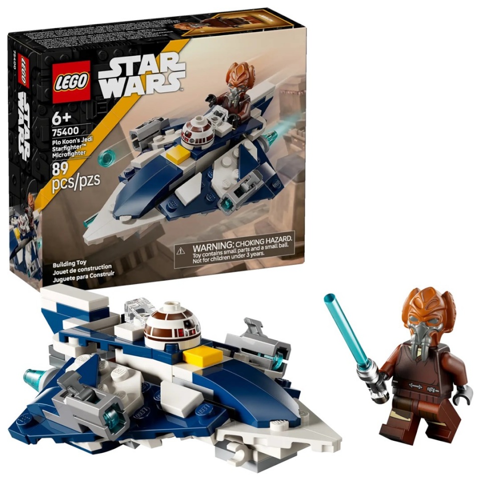 Lego klotsid STAR WARS 75400 Plo Koon's Jedi Starfighter Microfighte