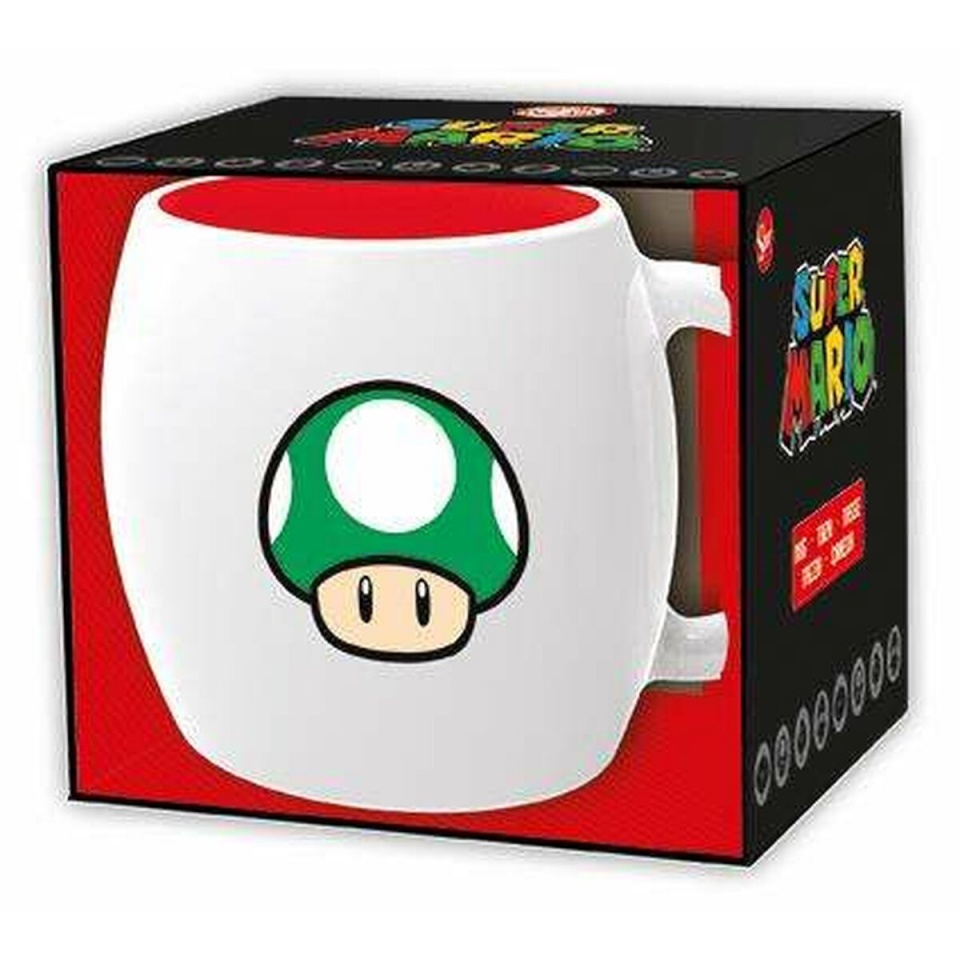 Super Mario Karbiga Tass 1-UP keraamiline 360ml