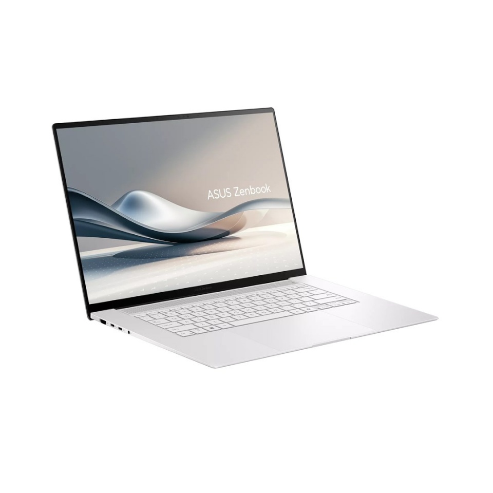 ASUS sülearvuti Zenbook S 16 Ryzen AI 9 465 16.0"3K 120Hz 500nits AGLR 32GB RAM LPDDR5X 1TB SSD AMD Radeon Graphics Cam1080p + IR 83WHrs W11Pro Aluminum Scandinavian valge