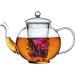 Bredemeijer teekann 1466 Teapot Verona 1,5l Glass + Tea Filter, läbipaistev