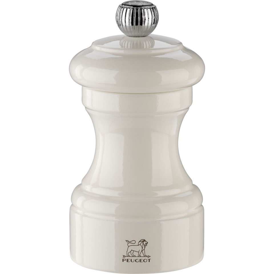 Peugeot pipraveski Bistro Pepper Mill, Ivory Lacquered Wood, 10cm, valge