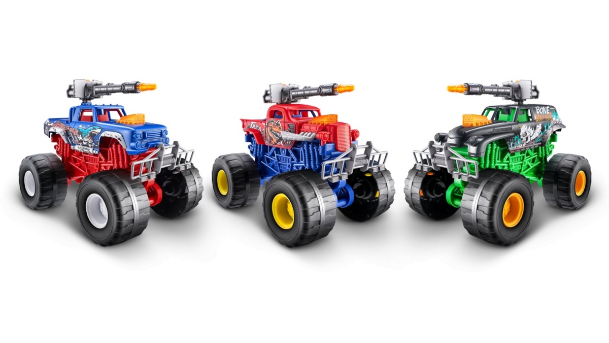 Metalmash METAL MACHINES Monster Truck S1 mudelauto koos lasku, assortii, 6792