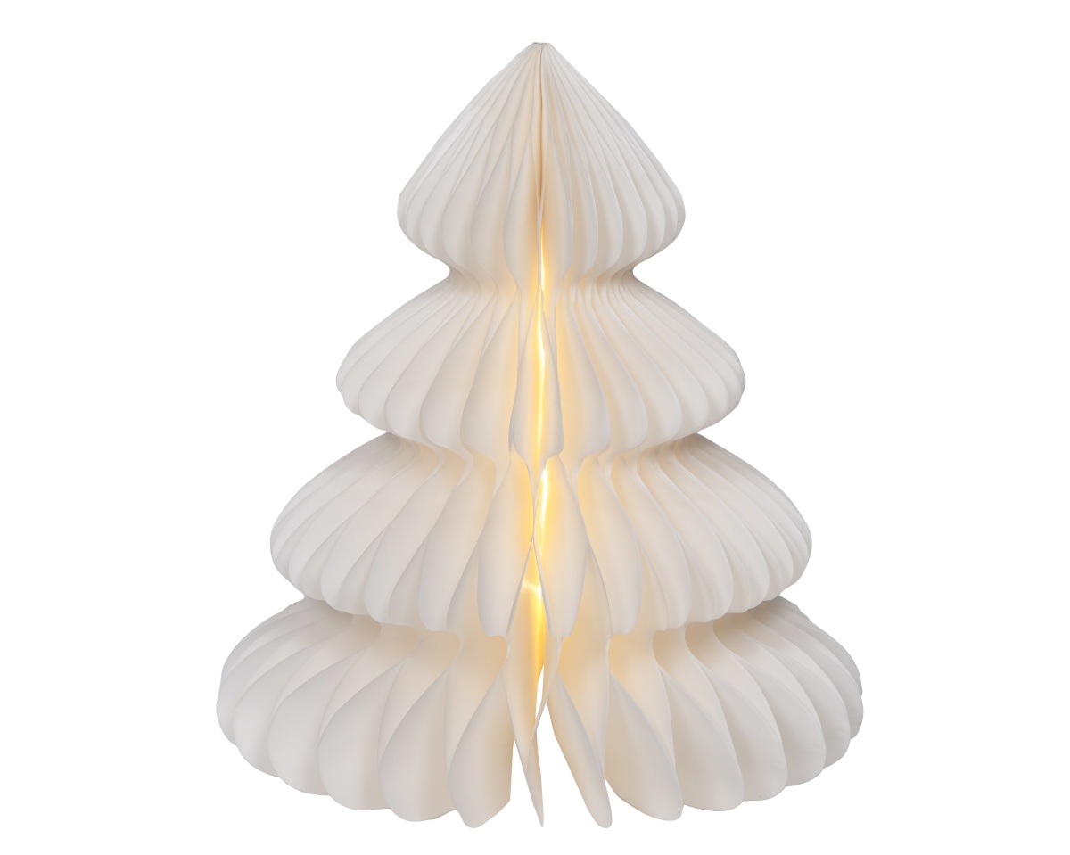 Lumineo jõuludekoratioon 489424 Paper Tree with Light, Warm White, 28cm