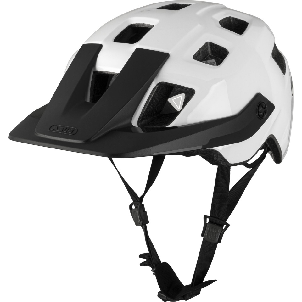 Abus rattakiiver Motrip, suurus M (54-58cm), valge/must