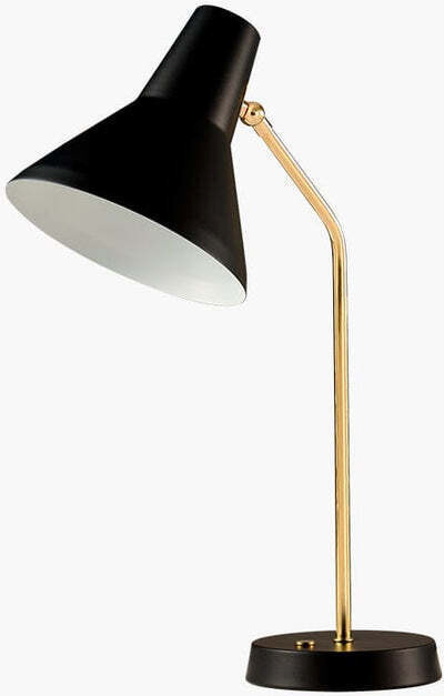 Innolux laualamp Carin, E27, must/messing