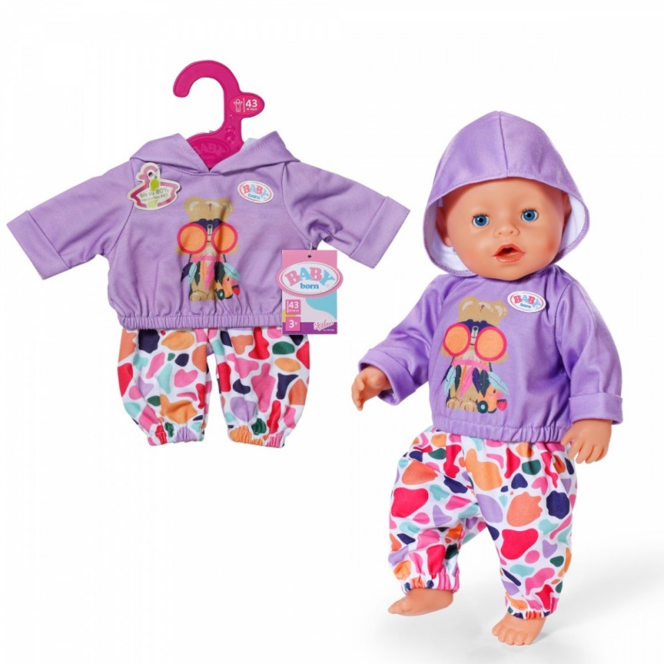 Baby Born Hoodie Outfit 43cm