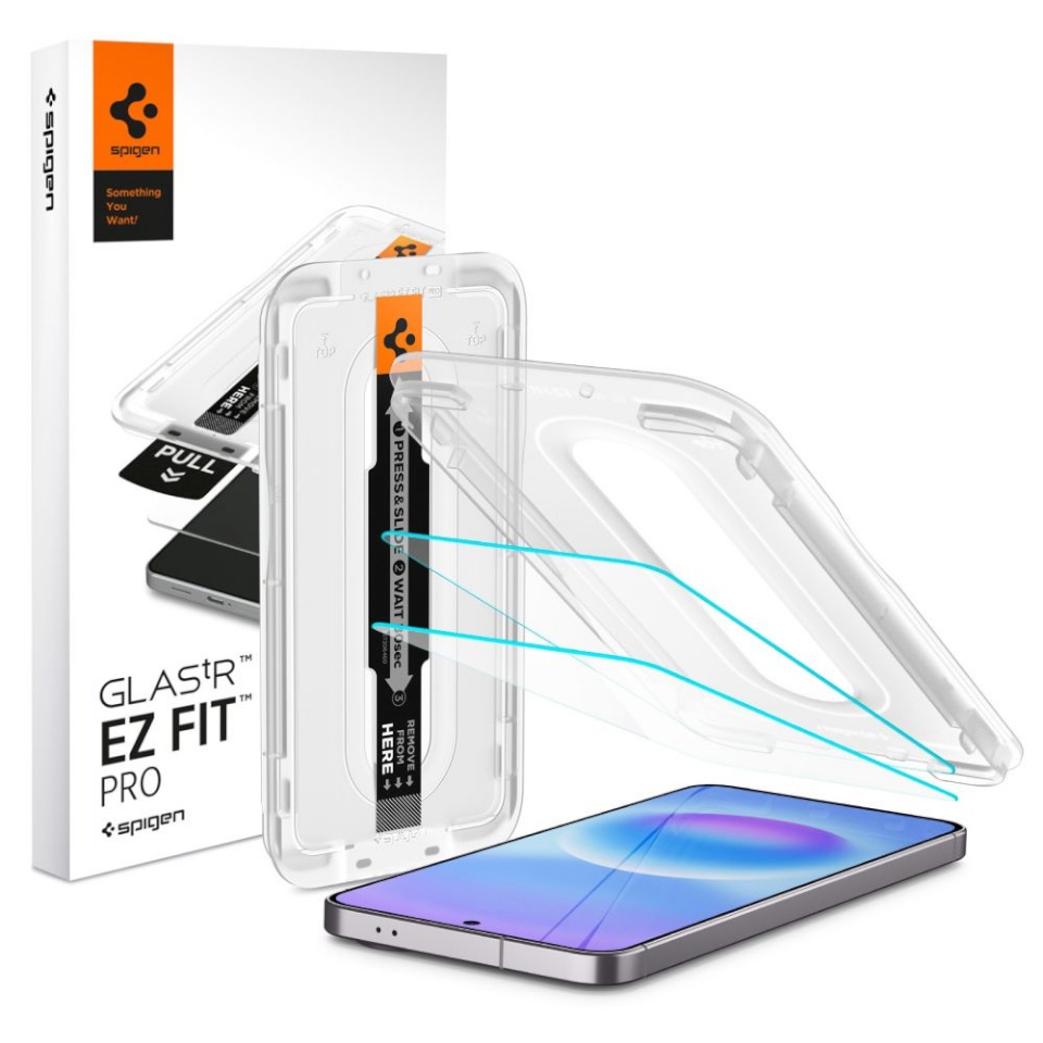 Spigen kaitseklaas TEMPERED GLASS GLAS.TR "EZ FIT PRO" 2-PACK GALAXY A57 5G CLEAR, läbipaistev