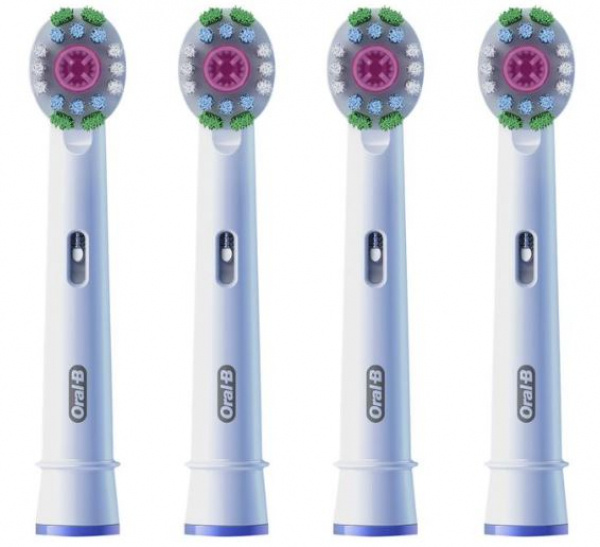Braun lisaharjad Oral-B Pro 3D, 4tk, valge