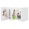 Deknudt fotovoldik Leporello valge 8x10x15 8 photos A66DC1 8PH