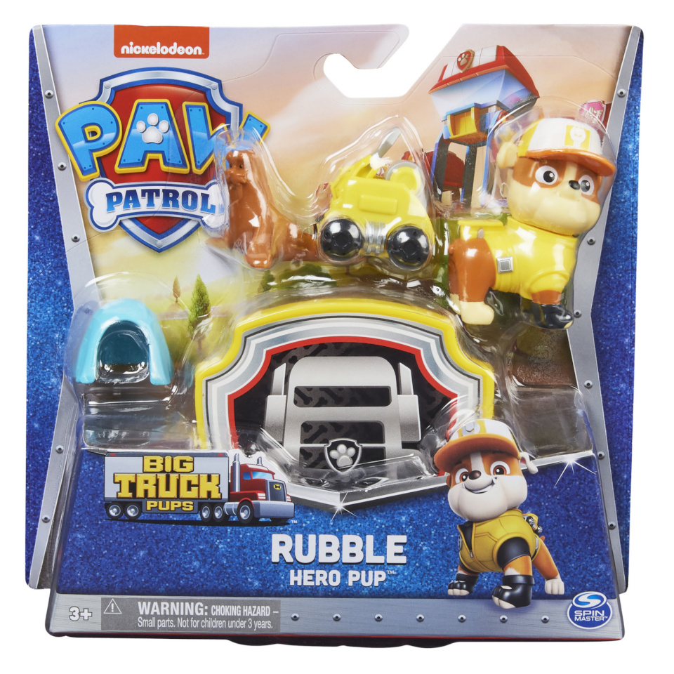 Paw Patrol mängufiguur Big Truck Pups Rubble Hero Pup, 6065253