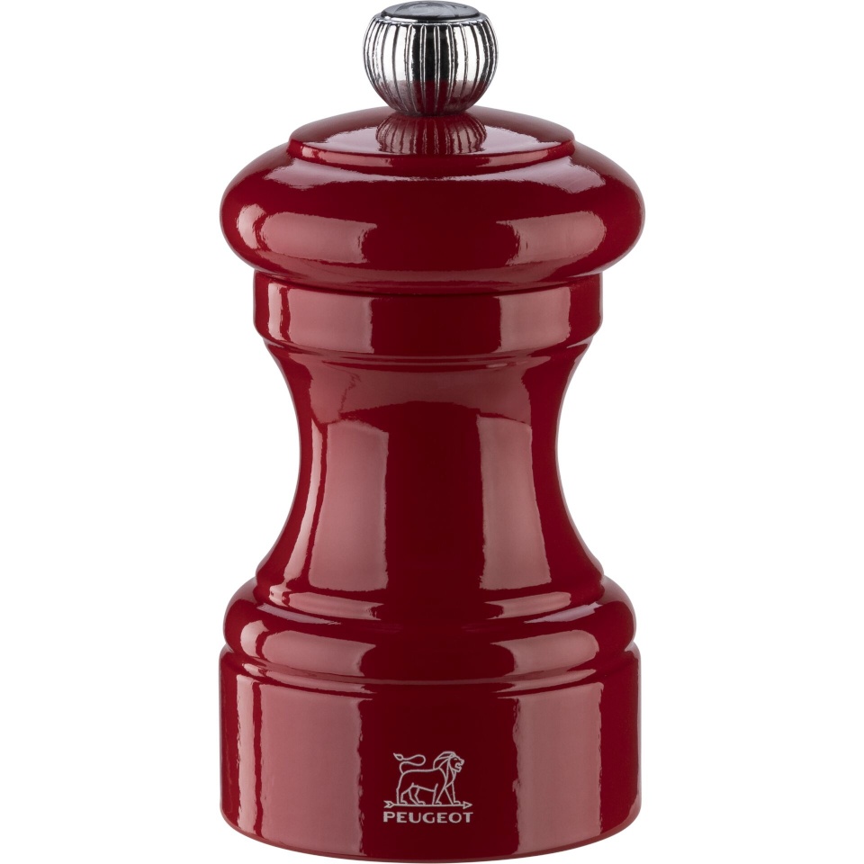 Peugeot soolaveski Bistro Salt Mill Passion Lacquered Wood, 10cm, punane 