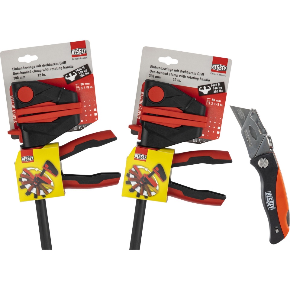 Bessey pitskruvi EZ360 Team Set