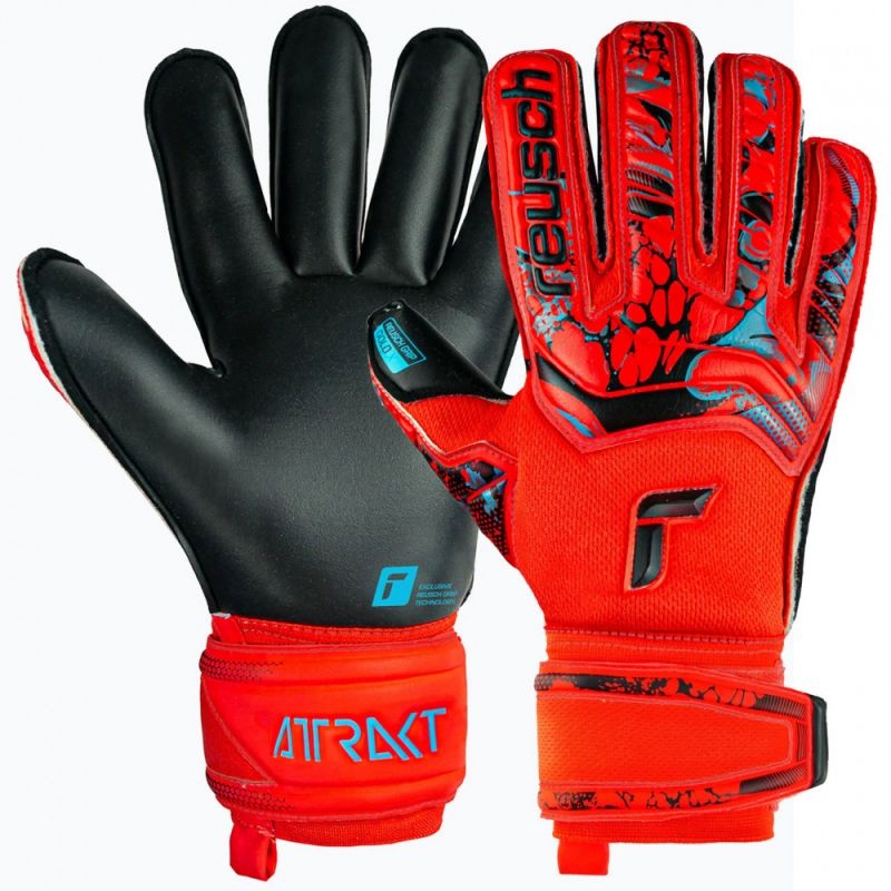 Reusch Attrakt Gold Roll Finger Gloves 53 70 137 3333 8