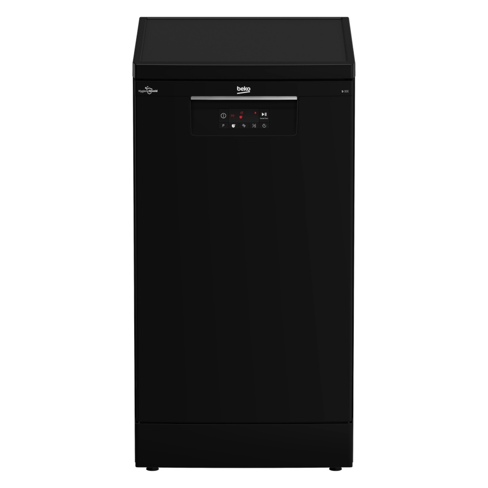 Beko Beko BDFS15021B nõudepesumasin, Freestanding, E, Width 44,8 cm, 10 place settings, must