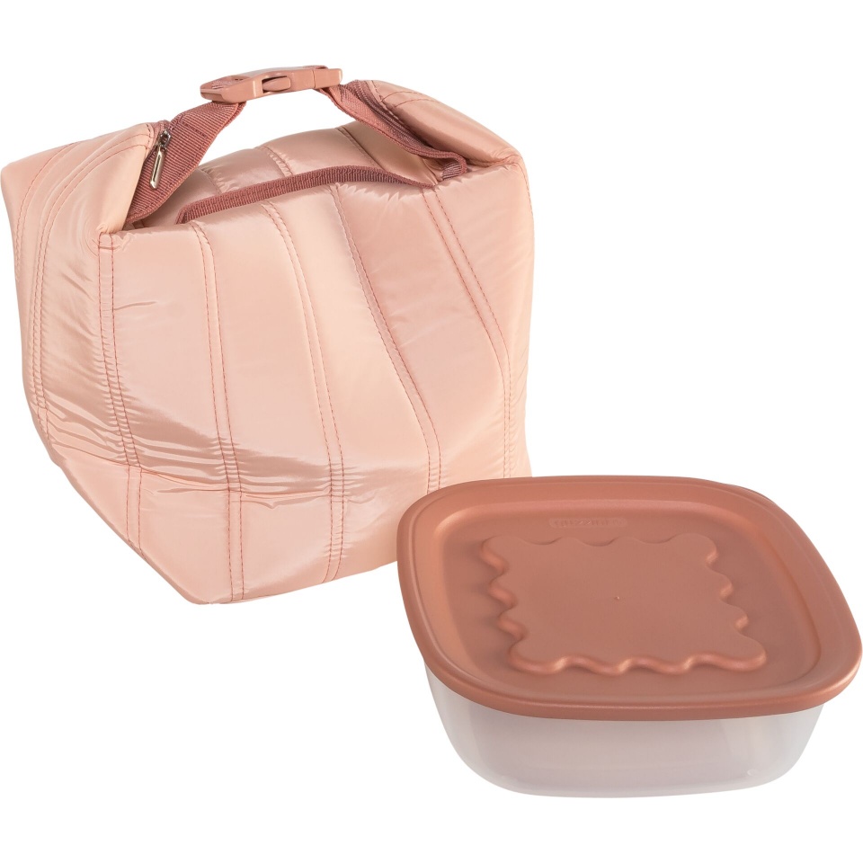 Guzzini termokott Small Thermal Bag and Airtight Container Set Peach Blossom, roosa