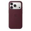 Apple kaitsekest iPhone 18 Pro Silicone with MagSafe Burgundy