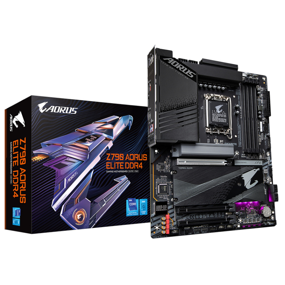 Gigabyte emaplaat Z790 A ELITE, Intel, LGA1700, DDR4, ATX