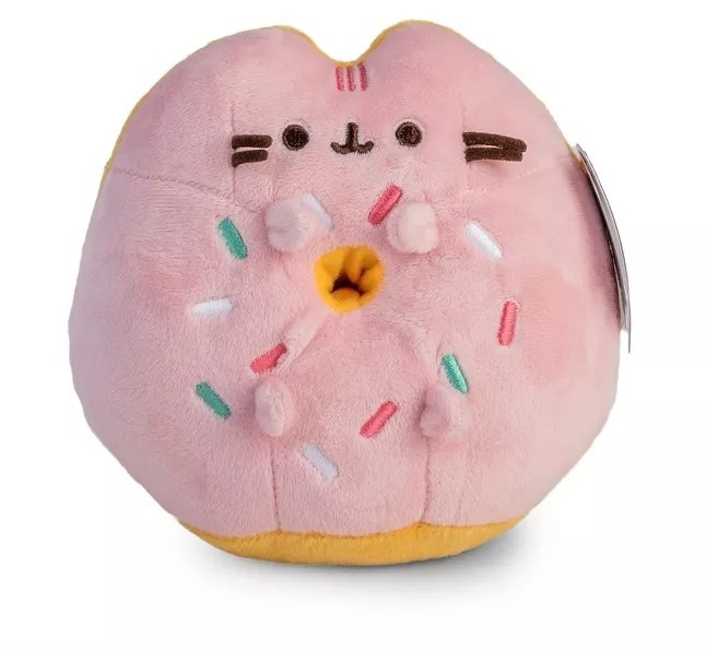 Daffi pehme mänguasi Mascot Pusheen roosa Donut 14cm