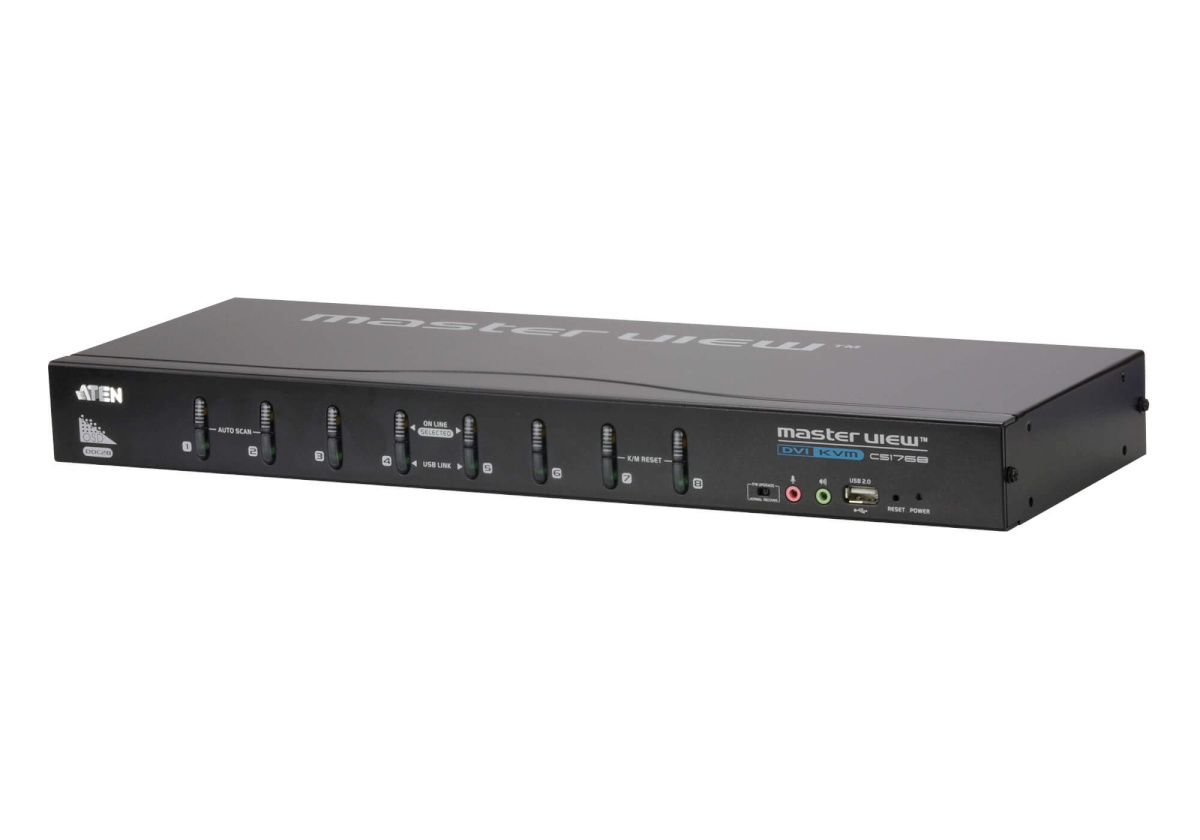 Aten switch 8-Port USB DVI/Audio KVM | CS1768