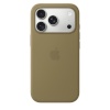 Apple kaitsekest iPhone 18 Pro Silicone with MagSafe Olive